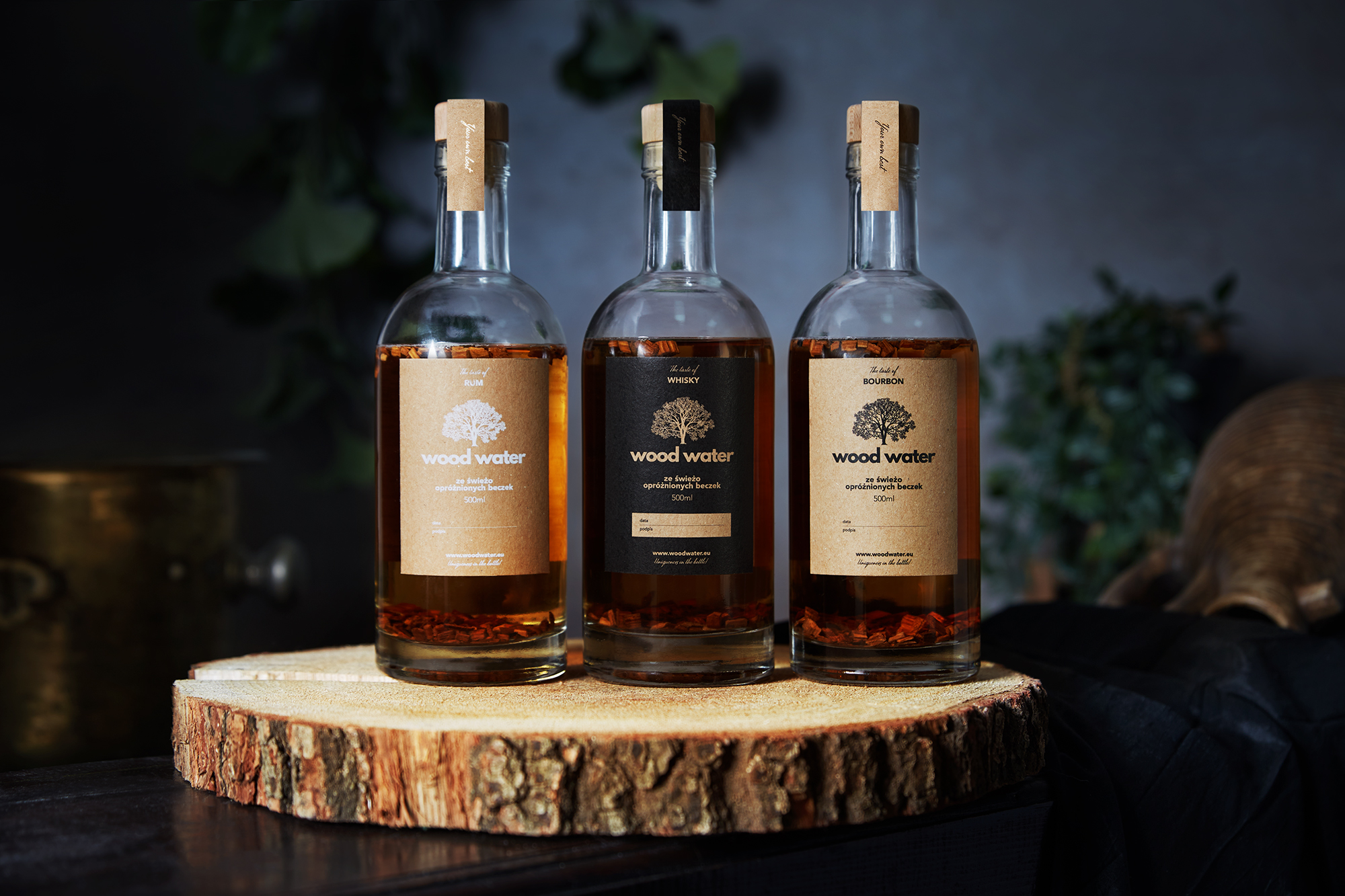 Wood Water - trzy smaki płatków